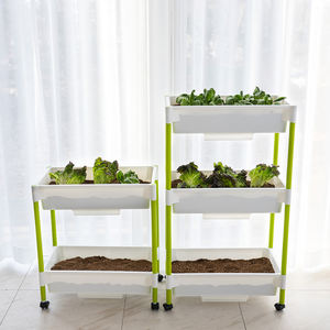 Juego de Soportes para Macetas Apilables, Ligeros, de Plástico, Estante para Macetas, para Balcón, Jardín, Patio, Exhibición de Plantas y Hierbas - Product Image 5