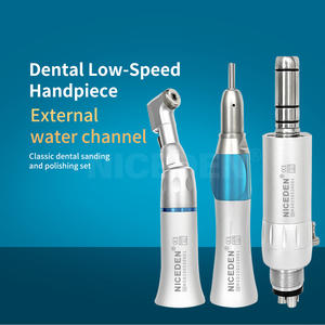 Manubrio dentale ad alta velocità e a bassa velocità Contra angolo pulsante manubrio dentale Set con 4 fori - Product Image 2