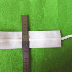 Cinturillas Elásticas Personalizadas de Látex Ajustables de 5 cm <span class=keywords><strong>en</strong></span> Blanco y Negro, Modelo YQ-EK24, para Accesorios de Pantalones - Product Image 6