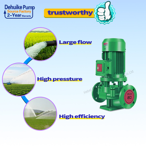 خط أنابيب مياه بحري بالطرد المركزي الكهربائي مضخة شفط نهاية مغلقة أحادية الكتلة للري والزراعة ومصنع كيميائي - Product Image 4