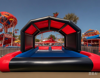 2025 NOUVELLE ARRIVÉE PERSONNALISÉE Arrière-cour Adulte NOIR et ROUGE Bar Gonflable Piscine Coloré Bar Gonflable Extérieur