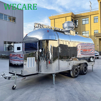 WECARE Camion de cuisine mobile personnalisé pour hamburgers, pizzas, beignets, barbecue, restauration rapide, café, glaces, bar à nourriture, à vendre en Europe