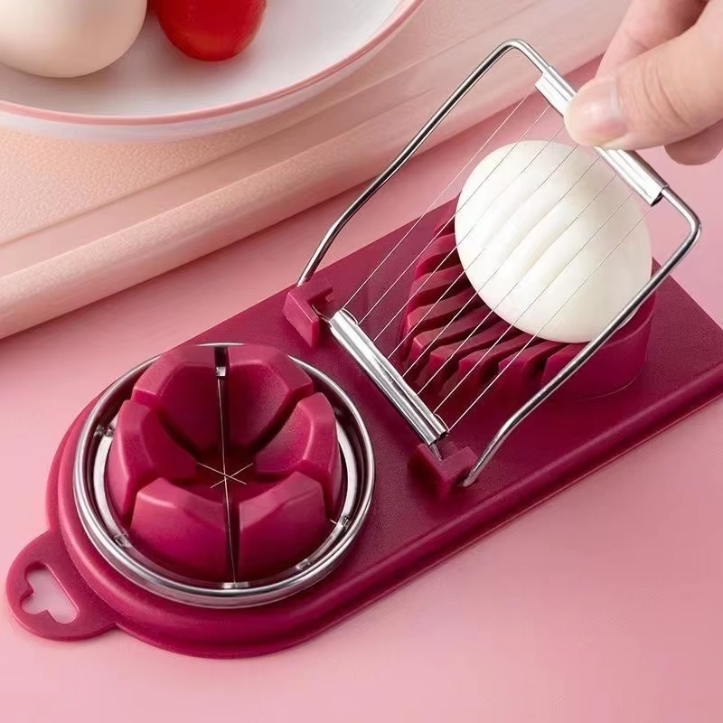 Multifunctional Century Egg and Hard-Boiled Egg Slicer Household Egg Cutting Tool