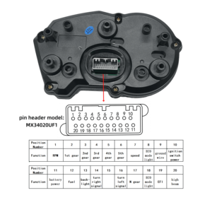 Velocímetro Tacometro LED para moto <span class=keywords><strong>YS125</strong></span> <span class=keywords><strong>Yamaha</strong></span> YS 125 FZ Fazer 150 XTZ150 - Product Image 4