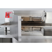 Nouveau four à pizza à convoyeur 220V 16 pouces avec Horno pour hôtels boulangeries Snack Machine pour la cuisson des aliments locaux Pita Roti aile de poulet