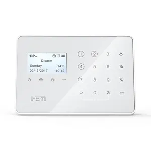 Newest Touch Screen WiFi+GSM 2G 4G Cloud Server Alarm System with Wired and Wireless Zones for Home Automation