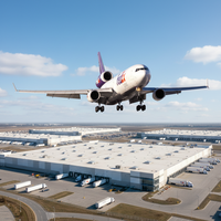 Transit de fret mixte porte-à-porte par camion, service logistique DDP Chine-États-Unis, expédition FBA Amazon