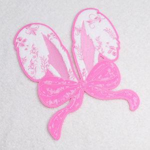 Innovative Design Bunny Embroidery Patches Sequins Easter Iron On Happy Easter Day Patches - Product Image 2