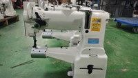 Machine à coudre à pied marcheur QK-8B, vente chaude, lit cylindrique, alimentation composite, cuir moyen épaisseur, sac
