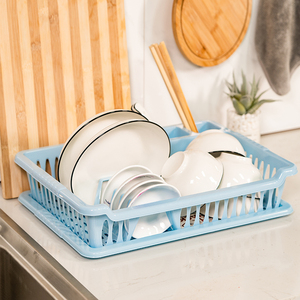 Organizador <span class=keywords><strong>de</strong></span> <span class=keywords><strong>platos</strong></span> <span class=keywords><strong>de</strong></span> plástico para cocina, <span class=keywords><strong>escurridor</strong></span> <span class=keywords><strong>de</strong></span> <span class=keywords><strong>platos</strong></span>, estante <span class=keywords><strong>de</strong></span> almacenamiento - Product Image 3