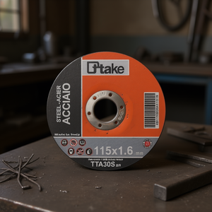 Disco Abrasivo Plano Ttake 115x1.6 mm para Corte de Acero, Hecho en Italia - Product Image 3