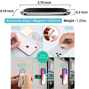 Support de téléphone magnétique universel multifonction miniature pour voiture, support mural étanche pour télécommande, support de voiture pour bureau, lit, PC - Product Image 3