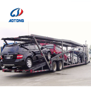 รถพ่วงบรรทุกขนส่งรถยนต์ 2/3 เพลา บรรทุกได้ 6-8 คัน แบบยกตัวเอง สำหรับ<span class=keywords><strong>ขาย</strong></span> - Product Image 4