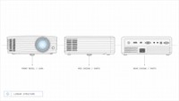 Projecteur de Conférence Professionnel AF609 1080P Full HD 4000 Lumens Double 3D