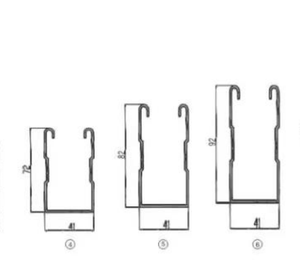 Khung kim loại-41mm kênh phong cách thép strut kênh 41x41 cho hệ thống hỗ trợ điện và cơ khí - Product Image 2