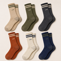 Chaussettes de randonnée personnalisées avec logo, chaussettes de trekking d'extérieur respirantes et amortissantes, chaussettes de sport OEM ODM