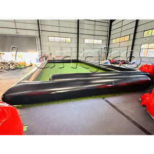 Table humaine de football gonflable Terrain de football Château de terrain de pied Divertissement intérieur et extérieur inclus - Product Image 1