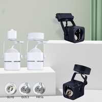 Moderna Lámpara de Riel LED de Disipación Rápida de Calor con Base E27 Compatible con GU10/GU5.3/MR16 para Uso en Hogar, Oficina y Techo