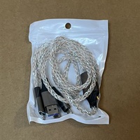 Cable de Datos de Carga Súper Rápida PC06 RGB para Auto, con Luz Intermitente Degradada de 66W, Compatible con IOS, Android y Tipo-C