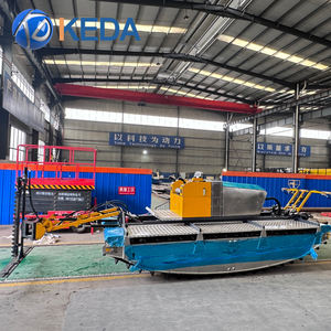 <span class=keywords><strong>Coupe</strong></span>-herbes aquatique amphibie de type chenillé flottant pour la suppression des algues dans les lacs - Product Image 2