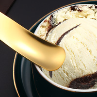 304 Acier Inoxydable Crème Glacée Mini Cuillère À Long Manche Dessert Espresso Cuillère À Café pour Yaourt Gâteau En Conserve Friandises Adorable Style