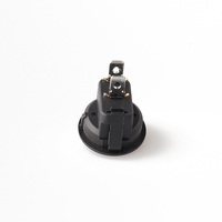Interrupteur industriel en plastique KCD1-101D-2P, forme bateau, dessus rond, dessous carré, marche-arrêt pour voiture