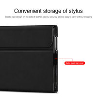 Étui en cuir PU souple pour tablette avec support pour stylet, protection arrière pour Microsoft Surface Pro 12 2025, antichoc, OEM ODM, vente en gros OEM/ODM/marque privée