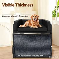 Escalier pliable surélevé pour animaux de compagnie, lit solide, canapé-lit pour chiens et chats, vente en gros