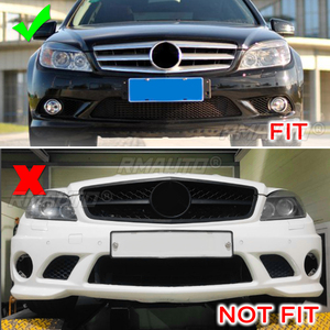 ตะแกรงกันชนหน้าล่าง W204 สำหรับ Mercedes Benz C-Class AMG W204 ปี 2008-2014 ตะแกรงกันชนหน้าล่างแบบ Racing - Product Image 5