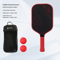 Ensemble de raquettes de pickleball Newchance T700 en fibre de carbone de qualité tournoi pour adultes avec sac de transport et 2 balles
