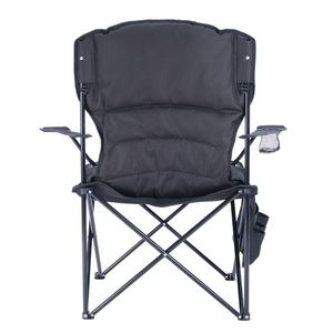 Modern Outdoor <b>Double</b> Layer Picnic <b>Chair</b> Comfortable Folding <b>Camping</b> Armrest Side Pocket Metal Outdoor Furniture for Park Use - Product Image 5