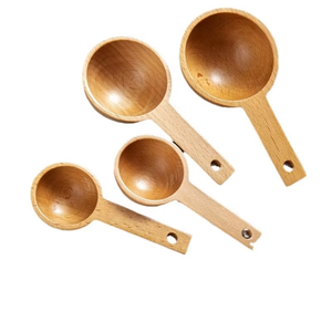 <span class=keywords><strong>ช้อน</strong></span>ตวงทำจากไม้บีชสำหรับใช้ในครัวใช้ในการทำเบเกอรี่นมผงกาแฟกรัม - Product Image 5