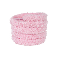 Lacets doux et moelleux pour baskets, lacets de remplacement en peluche rose, blanc, beige