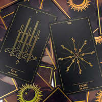 Prix d'usine – Jeu de tarot coloré avec cartes Oracle imprimées pour la vente en gros et au détail