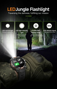 Nouvelle montre connectée KC108, boîtier en alliage 1200 mAh, positionnement GPS, suivi de mouvement, boussole d'altitude, assistant vocal IA GPT <span class=keywords><strong>WhatsApp</strong></span>, ODM - Product Image 4