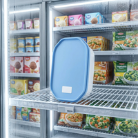 Emballage en blister personnalisé pour crème glacée, conteneur transparent en PET de 1 mm d'épaisseur, emballage en blister recyclable, adapté aux aliments congelés