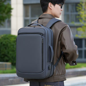 Nueva Mochila Personalizada para Hombre, para Viajes de Negocios, con USB, Gran Capacidad, Expandible, Impermeable, para Portátil, para la Escuela - Product Image 6