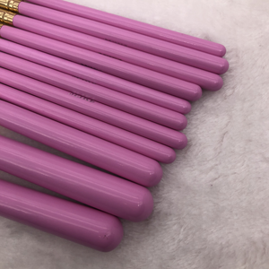 Purple Makeup Brush Set 6pcs Synthetic Hair Face Brushes For Foundation And Eyeshadow Application Portable <b>Fluffy</b> Brush - Product Image 4