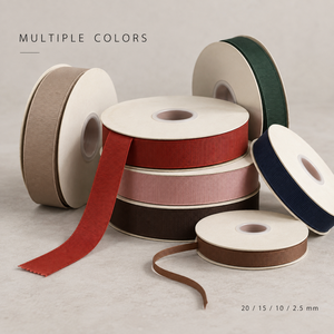 Pita Grosgrain untuk Pembungkus Kado, Berbagai Warna, 2.5-20mm, Tekstur Bergaris Halus untuk Kotak Premium, Tas Kertas, Pita, dan Kerajinan Tangan - Product Image 3