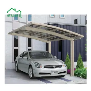 Garage Auto Park Auto Poort Schaduw Luifel Metalen Aangepaste Staal Pvc Frame Zeil Kleur Parking Poeder Materiaal Oorsprong Twin Type size