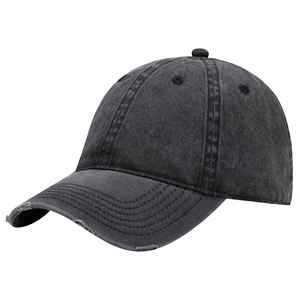 <b>Hats</b> with Custom logo Washed Ripped Baseball Cap for <b>Men</b> Deep Crown Baseball <b>Hat</b> Outdoor <b>Sun</b> protection Cap for <b>Men</b> - Product Image 2
