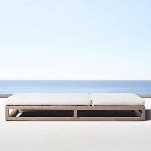 Outdoor Furniture Set Resort Outdoor Sun Loungers Hotel <b>Pool</b> <b>Lounge</b> Chairs Outdoor Sun Loungers Resort Outdoor Teak Sun Loungers - Product Image 3