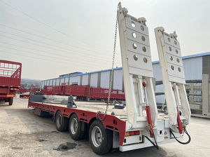 Semi-remorque surbaissée hydraulique à col de cygne 3, 4 ou 5 essieux, capacité 1-2 tonnes, dimensions 12,5x2,5x1,5m, Shandong Fengniao - Product Image 3