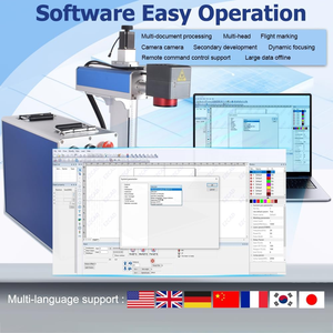 Direto da fábrica 2.5D JPT MOPA Fibra <span class=keywords><strong>Laser</strong></span> Máquina 60W300W Alívio & Deep Metal Gravura - Product Image 2