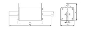 Zhengrong nhà máy sản xuất tùy chỉnh chất lượng cao NH1 DC cầu chì liên kết cho năng lượng mặt trời quang điện hệ thống