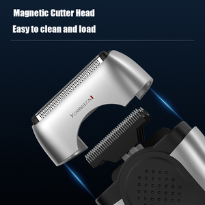 Rasoir de voyage électrique pour homme avec écran LCD, triple lame, étanche, tondeuse escamotable pour le visage - Product Image 3