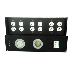 Quadro di distribuzione elettrico in metallo da 30A per montaggio su rack - Product Image 1