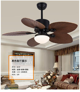 Ventilador de Techo de 52 Pulgadas, Estilo Tropical, Decorativo, con Motor de Corriente Continua - Product Image 4