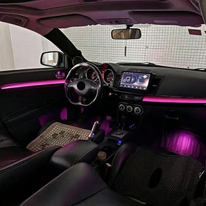 Kit d'éclairage ambiant dynamique pour voiture SJC, 64 couleurs, ciel étoilé, LED, décoration intérieure, lampe d'ambiance pour Mitsubishi Lancer EX <span class=keywords><strong>2009</strong></span>-2016 - Product Image 3