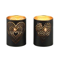 Porte-bougie en fer très demandé avec un motif magnifique pour bougies chauffe-plat, idéal pour les mariages, les fêtes et la décoration intérieure, à prix de gros